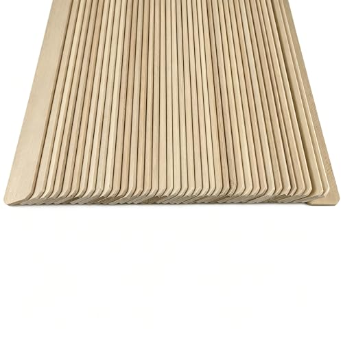 Kang&Chang 14 Inch Natural Wood Paint Stir Sticks, 40 Pack