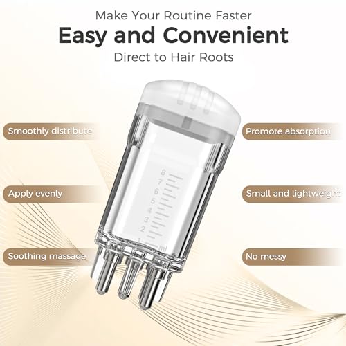 2 Pcs Minoxidil Applicator, Efficient Apply No Messy Hair Serum Applicator - style: Style NNL-D