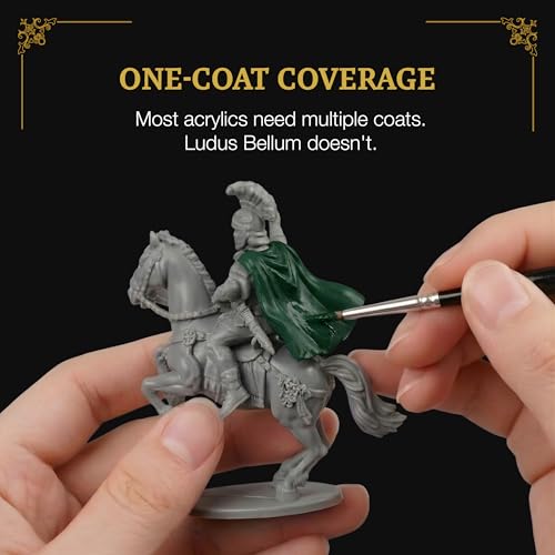 Ludus Bellum Miniature Paint Green Color 18ml Precision Dropper Bottle - color: Green