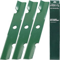UDC Parts 103-6401 Mower Blades Replacement for Exmark 48 Inch, 3 Pack - size: 16-1/4" - Round (1")