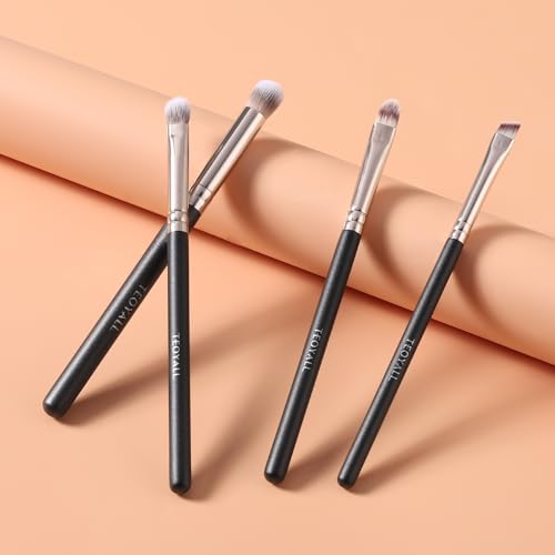 TEOYALL Flat Rounded Concealer Brush, Synthetic Precise Spot Coverage Brush - style: Round Concealer