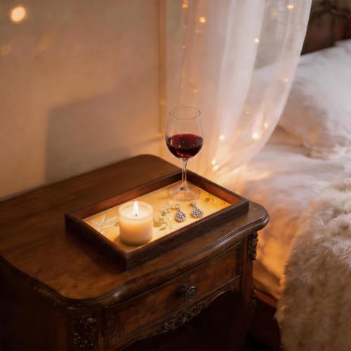 Wooden Decorative Trays (1, Gold) - color: Gold