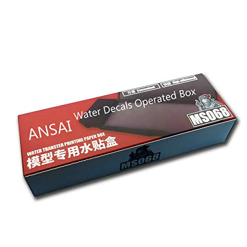 Water Decals Sticker Operated Box with Decal Tweezers Model Craft Airplane Hobby Tools