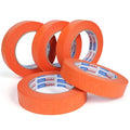 ADHES Orange Masking Tape 0.94in x 55yds x 5rolls - size: 0.94in x 55yds