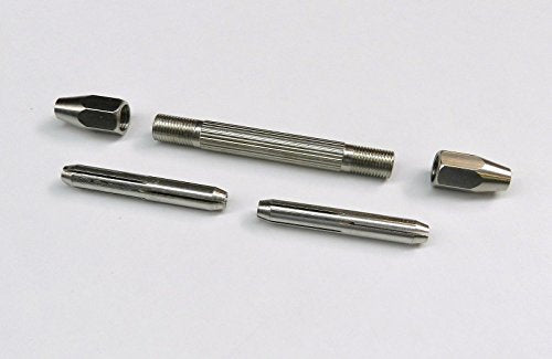 Double END PIN Vise 2 Chucks 4 Size Jaws 0-1/8" Hobby Jewelry & Watch 4-1/2" LNG