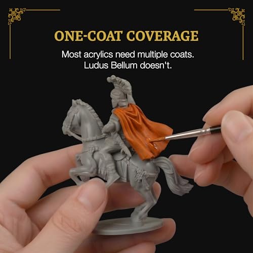 Ludus Bellum Miniature Paint Orange Color 18ml Precision Dropper Bottle - color: Orange