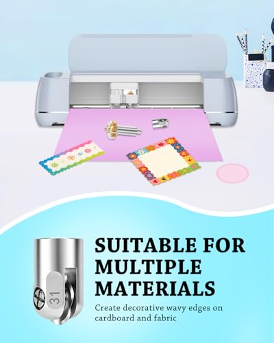 UCEC Wavy Blades + Drive Housing (31) Compatible with Cricut Maker/3/4/1 - color: Drive & Wavy