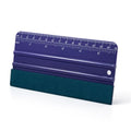 FOSHO Purple Felt Squeegee Vinyl Wrap Tool, Built-in Ruler 6"x3" Scratch-Free Vinyl Scraper for Sticker, Decal, Craft and Wallpaper Application Window Tint Tool - size: 6-inch