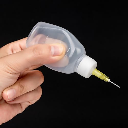 30cc Needle Tip Glue Squeeze Bottle Precision Tips Applicator Bottles 5 Pcs - size: 30cc Needle Bottle (5 Pack)