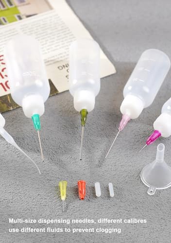 Glue Applicator Bottle Precision Tip Squeezable Bottle and Dispenser Nozzle - size: 30ml, 50ml