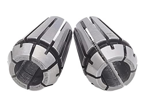 2pcs ER11 1/4" Spring Collet Precision Mill Chuck Collet CNC Engraving Machine & Router Milling Lathe Tool Holder (2pcs er11 1/4) - size: 2pcs ER11 1/4