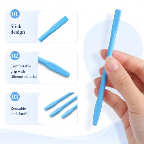 9PCS Non-Stick Silicone Mixing Sticks for Epoxy Resin