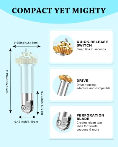UCEC Perforation Blade (11) Compatible with Cricut Maker 4/Maker 3/Maker - color: Perforation