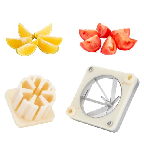 Wedge Blade Multi-model universal Stainless Steel Replacement 6 Wedge Chopper Blade & Pusher Block Set For Commercial Fruit Vegetable Cutter Interchangeable Blade (6 Wedge) - size: 6 Wedge