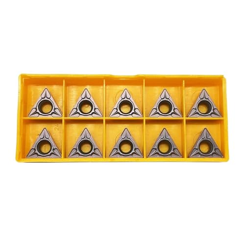 GBJ TCMT16T308 Turning Inserts Precise Steel & Stainless Steel Machining - style: 10PCS TCMT16T308 bronze