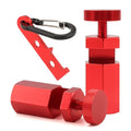 2PCS Tall Stair Gauges for Circular Saw with Holder and Hook, Precision Framing Square Jig for Speed Square & Circular Saw Guide, Framing Square Stops for Carpentry Squares (Red) - color: Red