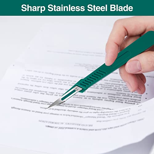 YixangDD 20 PCS Scalpel Blades with #11 Scalpels Surgical Blades - color: 20 PCS Handle With Blades #11