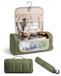 BAGSMART Hair Tool Travel Bag, Organizer for Dyson Airwrap with Hook - color: Olive green