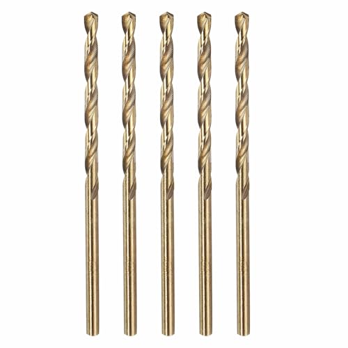 5pcs Micro Drill Bit #40 Diameter 2.489mm 4341 HSS for Soft Metal - size: #40