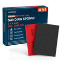 Shinboc 20 PCS Sanding Sponge 600 Grit, Hook and Loop Sandpaper Block - style: 600 Grit