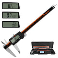 HARDELL Digital Caliper 0-8" Stainless Steel, Inch/Fractions/mm - size: 8 Inch