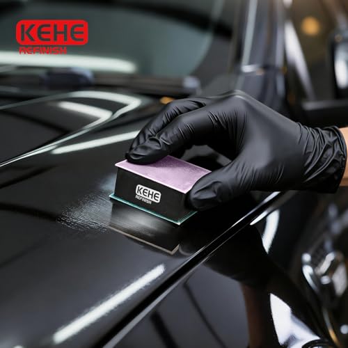 Detailing Sandpaper Sheets & Handheld Block Kit for Nibs, Runs and Imperfections,K600,K800,K1200,K1500,K2000,K3000,12 Sheets - size: Handheld Block + 12 Sheets