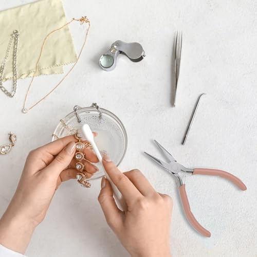 2 Pcs Needle Nose Pliers for Jewelry Making, Thin Needle Nose Plier