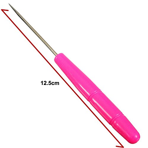 Grosun 6 Pieces Cookie Scribe Tool Sugar Stir Needle Scriber Needle Cookie Decorating Tools, DIY Baking Pin Whisk Stainless Steel Needle Biscuit Icing Pin - color: A