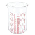 Ackers BORO3.3 Glass Measuring Cup, 8-Cup Scale, 2000 ml, 1 Count - size: 2000ML(64OZ)