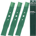 UDC Parts GX20250 Mower Blades Replacement for John Deere 48 Inch, 3 Pack - size: 16 61⁄64 - Round (43⁄64")