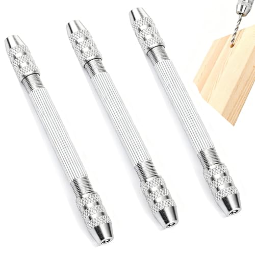 3 PCS Double-Ended Pin Vise Set