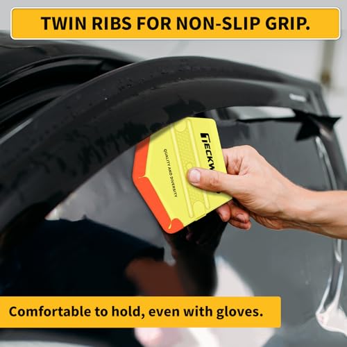 TECKWRAP Felt Squeegee for Vinyl Wrap Window Tint, V-Shape, Soft/Med - color: 2pcs V-shape