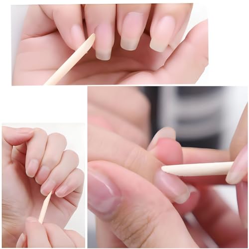 Sandpaper Stick Model Sanding Stick Craft Sanding Stick Fine Sandpaper Sanding Sticks for Wood Products Plastic Models (5.4 x 0.2 Inch) 50PCS