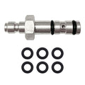 Paintball PCP Quick Filling Charging Probe Replacement Adapter, 9mm OD Air Tool Fitting for Filling Hole with Extra 6 O-Rings