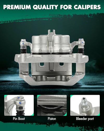 SCITOO Front Right Disc Brake Caliper With Bracket 19B2871B - size: Front Passenger[19B2871B]