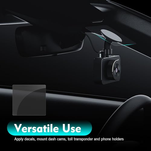 10PCS Windshield Sticker Applicator, 3.15×3.15 inch Sticker Shield for Windshields, Static Cling Window Film, Easy Application, Removal and Re-Application, Universal for Most Car, Truck