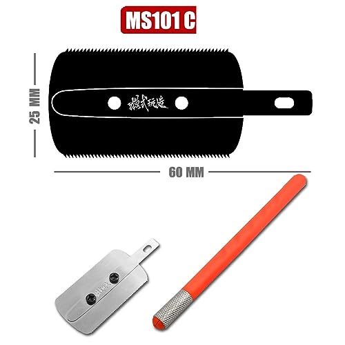 2 handles and 4 blades Irregular Shape Handsaws Mini Hand Saws For Scale Military Model Modification Hobby Modeling Tool