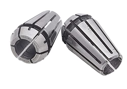 2pcs ER11 1/4" Spring Collet Precision Mill Chuck Collet CNC Engraving Machine & Router Milling Lathe Tool Holder (2pcs er11 1/4) - size: 2pcs ER11 1/4