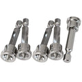 5pcs Set Magnetic Positioning Screwdriver Bits Drywall Screw Setter PH2 Bits for Plasterboard Screw Hex Shank Positioning Bit Batch Head (5pcs 50mm) - color: 5pcs 50mm