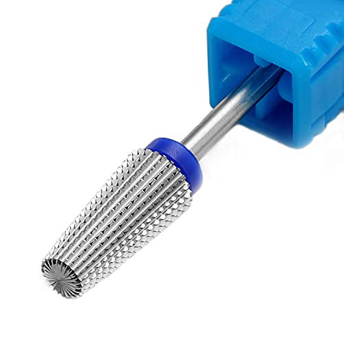 5 in 1 Nail Drill Bits Carbide Rotary Bit, 3/32" Shank Medium-M - color: Silver, size: M