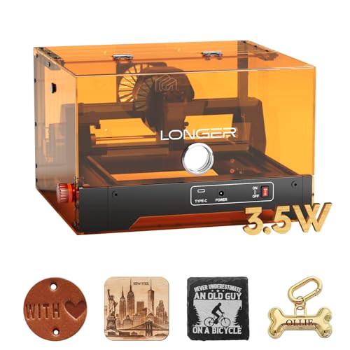 LONGER RAY5 Laser Engraver, 3500mW Precision Engraving Machine