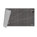 NEWBRAUG 23'' × 47'' Large Self Healing Cutting Double Sided 5-Ply Mat, Big Cutting Board for Rotary Cutting, Quilting, Sewing, Craft, Fabric & Scrapbooking(Gray/Black) - color: Black/Gray, size: 47"L x 23"W