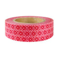 allydrew Colorful Patterns Japanese Washi Masking Tape - Red Starry Flower - color: Red Starry Flower