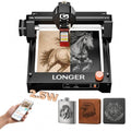LONGER RAY5 Laser Engraver, 2500mW Compact Precision Engraving Machine - color: Deep Black