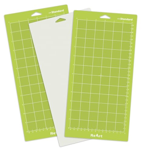 ReArt Standard Mat Adhesive Cutting Mat 6 x 12 Inch For Expression Machine - 3 Pack