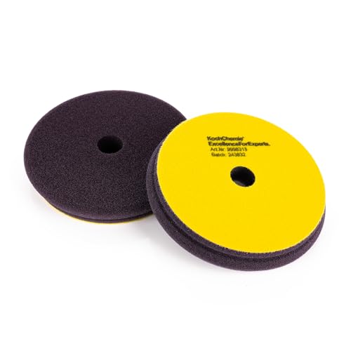 KOCHCHEMIE - Fine Cut Pad V2 - Medium Abrasive Sponge for Removing Moderate Weathering & Scratches; Long-Lasting Compression Hardness; Contours Easily (150mm x 23mm) - size: 150mm