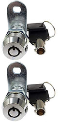 1" Tubular Cam Lock (90° Chrome, 2-Pack) RV Toolbox Cabinet Replacement - color: Chrome Pack of 2, size: 1 Inch 90°