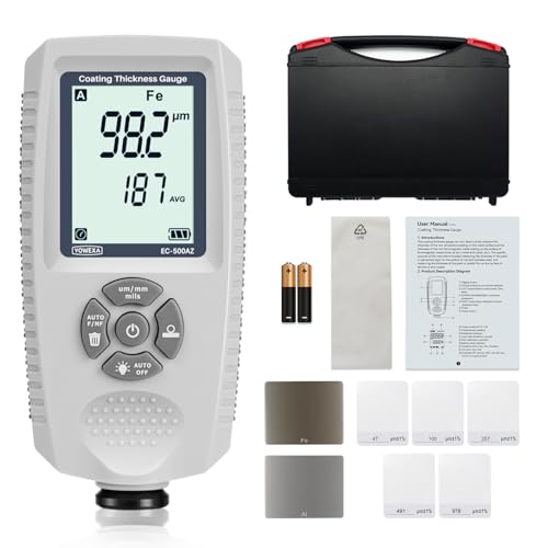 Paint Thickness Gauge for Cars, Coating Thickness Meter 0-2000μm