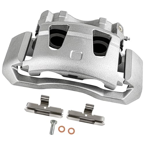 cciyu Front Right Disc Brake Caliper w/Bracket 18B4614 - size: Front Right[18B4614]