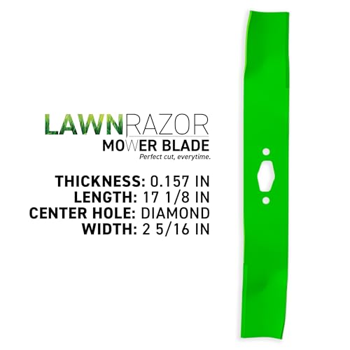 8TEN LawnRAZOR Blade for Cub Cadet ZT1 ZT2 ZTS1 XT1-LT50 Troy Bilt Super Bronco XP 50-Inch 742P05094 (Mulching) 3 Pack